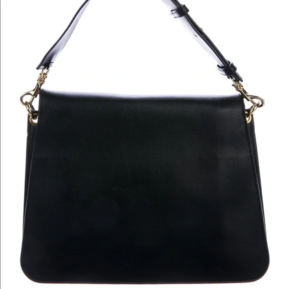 Black shoulder messenger bag - Picture 3 of 16